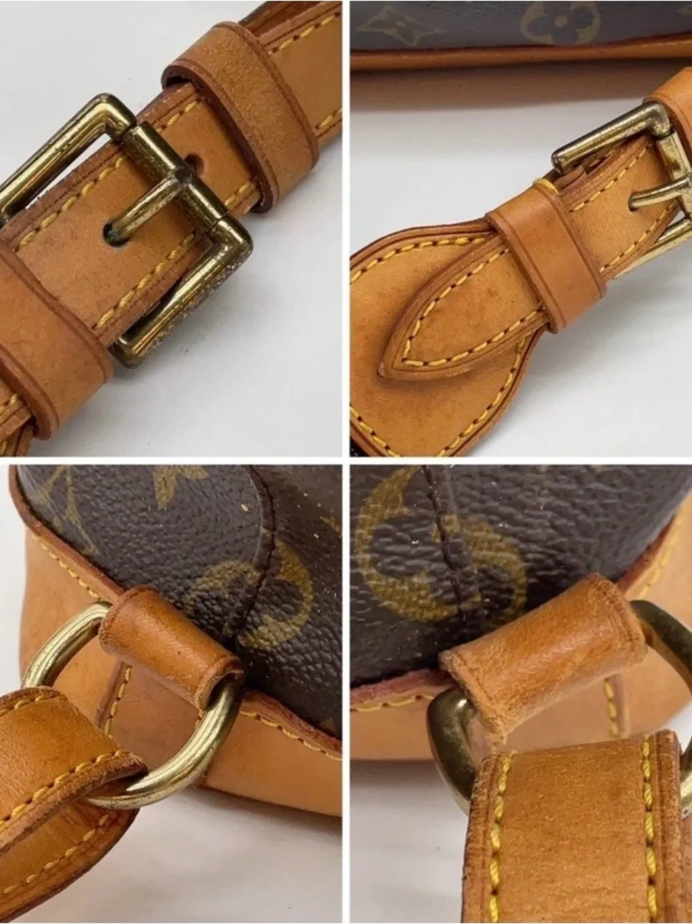 Louis Vuitton Monogram Backpack in Brown and Tan